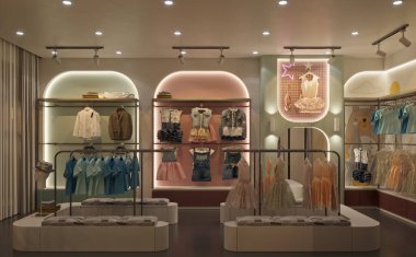 3D çocuk bezi mağazası