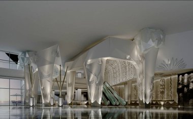 Oturma odasının 3D görüntüsü