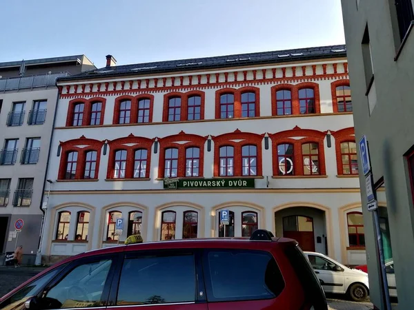 Architektur Der Innenstadt Europa Tschechien Brauereijahr — Stockfoto