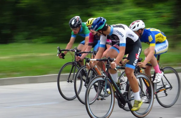 Velocidad Competición Con Ciclismo — Foto de Stock