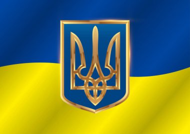 Ukrayna temsilci bayrağı ve arması