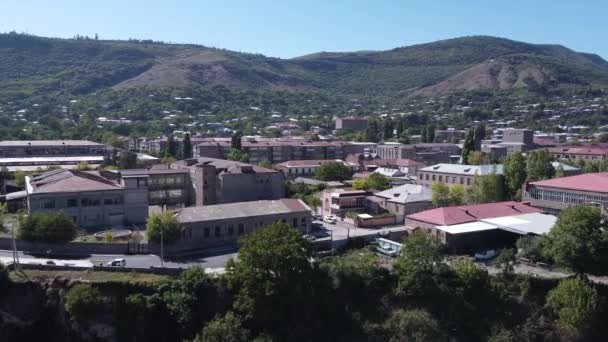 Ermenistan Küçük Ermeni Köy Çatısı Şehri Yüksek Kaliteli Fullhd Görüntüler — Stok video