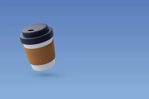 Vector Koffiekopje Afhaalmaaltijden Thee Koffie Gaan Concept — Stockvector
