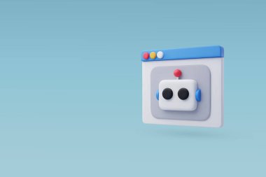 3d Vector Ai programı, UI, UX uygulaması, Teknoloji ve mühendislik konsepti için kullanıcı arayüzü sahneleri.