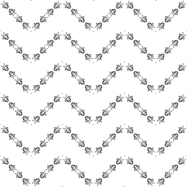 Zwart Wit Eenvoudig Naadloos Patroon Met Cirkels — Stockfoto