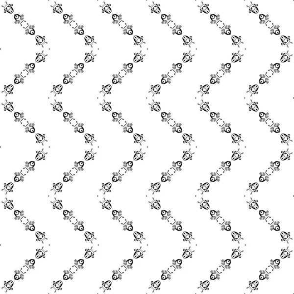 Black White Simple Seamless Pattern Circles — Stock Photo, Image