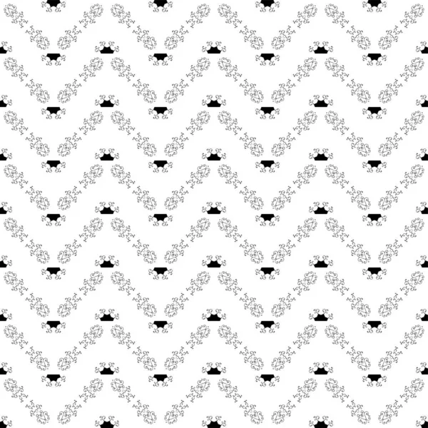 Black White Simple Seamless Pattern Circles — Stock Photo, Image