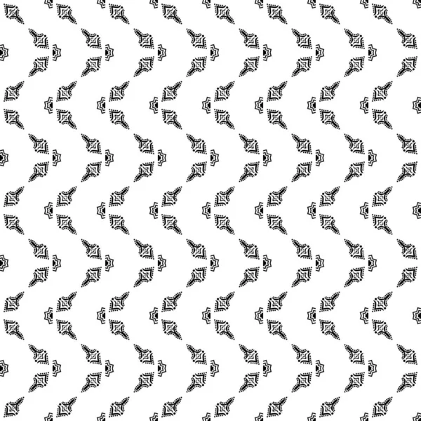 円と黒と白のシンプルなシームレスなパターン — ストック写真