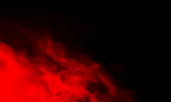 Abstrakter Roter Rauchnebel Auf Schwarzem Hintergrund Textur Isoliert — Stockfoto