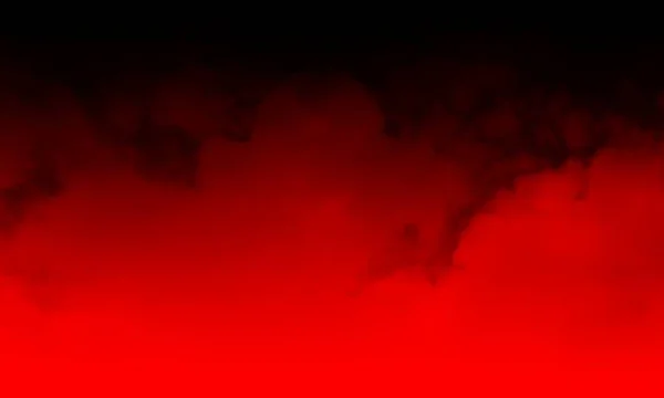 黒い背景に抽象的な赤い煙霧霧霧 テクスチャ分離 — ストック写真