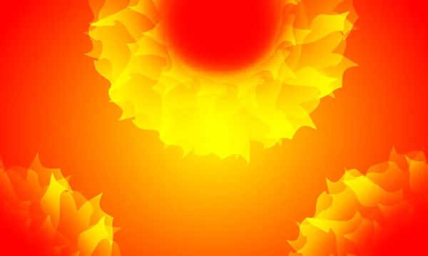 Astratto Colori Giallo Arancio Brillante Sfondo Illustrazione Vettoriale — Foto Stock