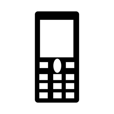 beyaz arkaplanda mobil simge.