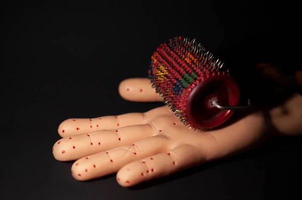 Alternatif tıp, silindir aplikatörlü masaj, doktor reklamı..