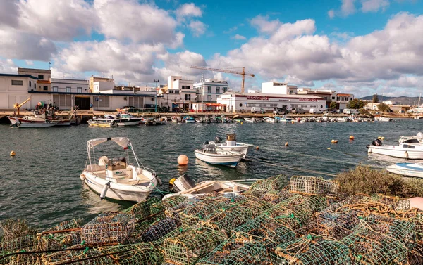 Rybářský Přístav Město Fuseta Algarve — Stock fotografie