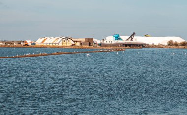 Salinas de Huelva 'nın manzarası