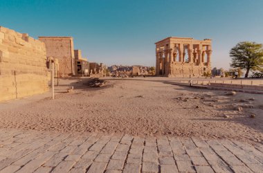 Mısır 'daki Agilkia adasında