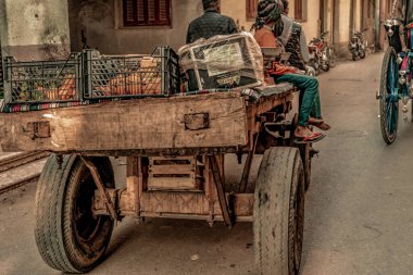 Luxor Egypt Dez 2022. Sokak manzaralı Lüksör Şehri