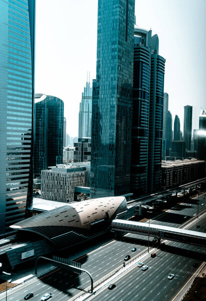 Futuristic cityscape of Dubai