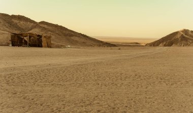 Mısır 'daki Arap Çölü' nde çöl manzarası