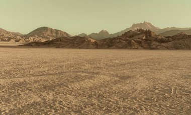 Mısır 'daki Arap Çölü' nde çöl manzarası