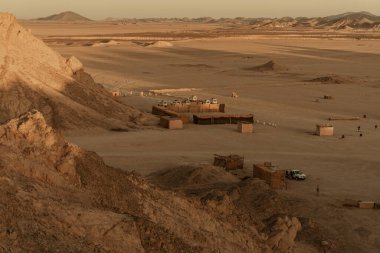 landscape in the Arabian Desert in Egypt