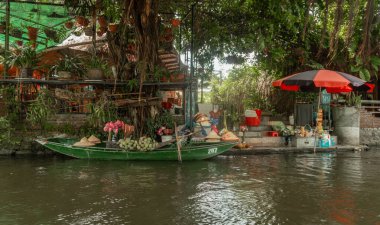 Vietnam 'da Tam Coc-Bich Dong' un Doğa Manzarası