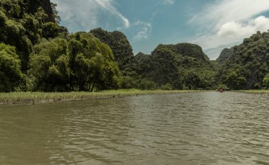 Vietnam 'da Tam Coc-Bich Dong' un Doğa Manzarası