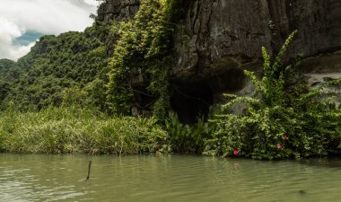 Vietnam 'da Tam Coc-Bich Dong' un Doğa Manzarası