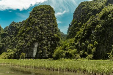 Vietnam 'da Tam Coc-Bich Dong' un Doğa Manzarası