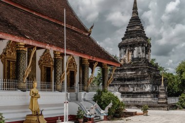 Luang Prabang, Laos 'taki Wat Hosian Voravihane Budist Tapınağı