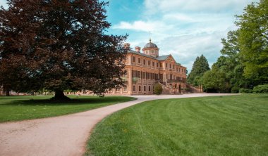 Blaubeuren, Baden-Wuerttemberg, Almanya 'daki geleneksel yarı keresteli ev