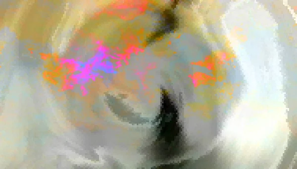 地面灰 肮脏的旧涡旋背景 橙色的液体溢出线 磨碎的尖顶 痛苦的水花能量质感空旷的空间 发光虚拟背景 Vapor Wave网络朋克风格 — 图库照片