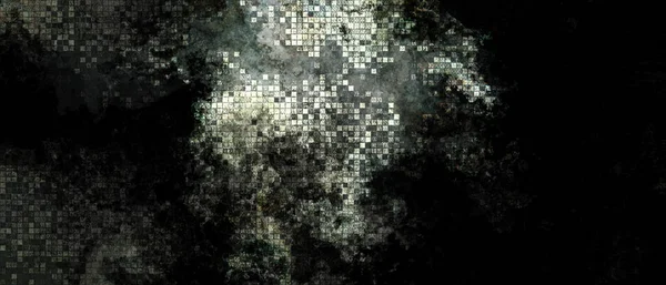 Abstrato Salpicado Marmoreado Formas Geométricas Poeira Gótica Fundo Desgastado Monocromático — Fotografia de Stock
