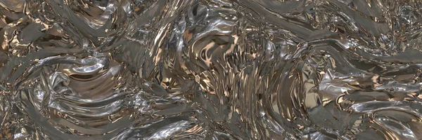 갈색의 광택나는 정맥을 이탈리아 대리석슬 세라믹 디지털 파노라마 현수막을 화강암 — 스톡 사진