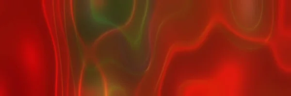 뜨겁고 뜨겁고 붉은색이며 녹색이며 중앙에는 아무것도 움직임 그리고 주름있는 판타지 — 스톡 사진