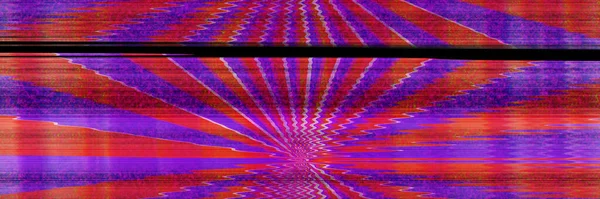 Heldere Neon Kleurrijke Illustratie Gestreepte Radiale Stralen Vormen Psychedelische Disco — Stockfoto