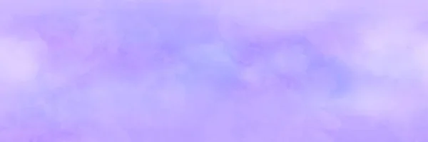 紫色のユリ紫色の青で水彩背景天灯の動き 天国のオーラ太陽の光パステルで絵を描く ファンタジーふわふわ赤ちゃん雲壁紙 面白い子供たちの夢のペイントデザイン — ストック写真