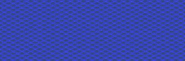 Krásná Bohatá Modrá Akvarel Dekorace Panoramatický Banner Půlkruhy Vzor Lehký — Stock fotografie