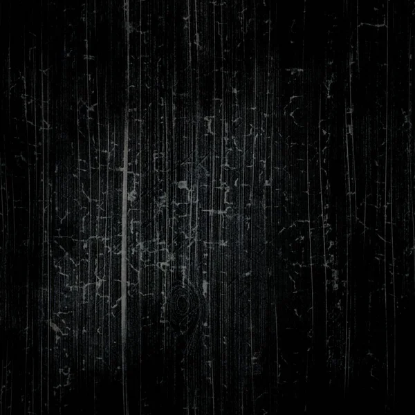 鬼鬼祟祟的黑色灯笼裤木制表面 在恐怖板上有划伤的黑暗部分 用松木纹理磨碎木材单色纹理 带有树枝和条纹的复古木板地板 — 图库照片
