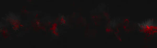 漆黑抽象的水色地狱点点和红色黑色超自然背景的滴水模式 世界末日式的恐怖墙场景背景 神秘的力量效应季节万圣节 — 图库照片