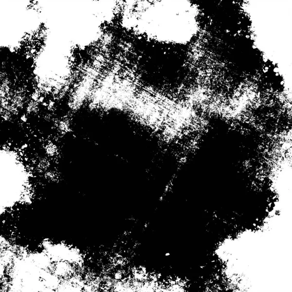 Abstracte Monochrome Achtergrond Met Grunge Verspreid Zwart Wit Splash Blob — Stockfoto