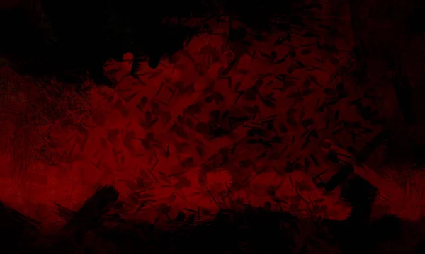 Rachado Escuro Abstrato Aguarela Inferno Pinceladas Manchas Padrão Gotejamento Fundo — Fotografia de Stock
