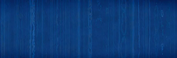 Синій Дерев Яний Поверхневий Панорамний Банер Дерево Ламінат Тріснув Дошки — стокове фото