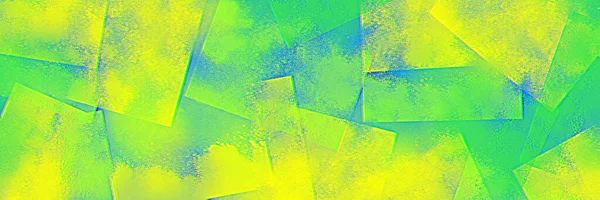 Φωτεινό Φρέσκο Νέον Ασβέστη Πράσινο Κίτρινο Aquarelle Δυσλειτουργίες Σχήματα Μπλε — Φωτογραφία Αρχείου