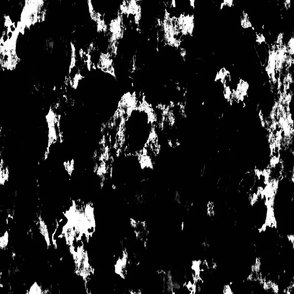 卷曲的深色水彩画手稿 带有恐怖的飞溅的深灰色 斑点和灰尘幽灵恐怖的波浪线条或正方形图案背景 混乱的哥特式设计的背景 — 图库照片