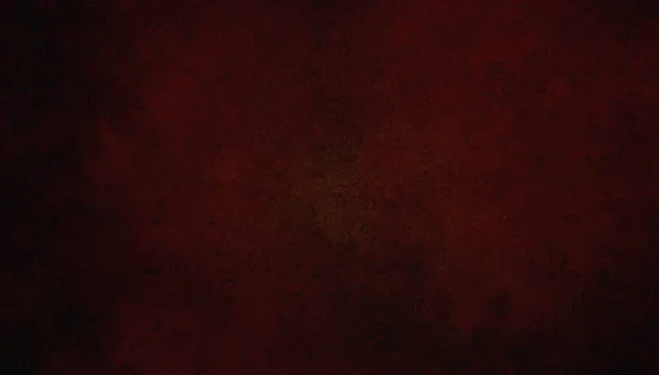 Teksturowany Grunge Ciemny Przerażający Czerwony Beton Tło Ściany Czarnym Grunge — Zdjęcie stockowe