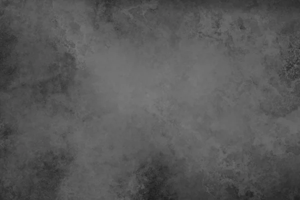 Monochromatyczny Ciemnoszary Efekt Atramentu Winietowego Akwarela Streszczenie Grunge Szary Odcienie — Zdjęcie stockowe