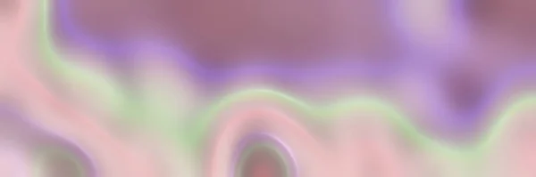 柔らかいヴァイオレットのピンクグリーンカラーミックスの抽象的な流体の波線はねじれの光沢のあるデザインの形状を混ぜます 柔らかい波動でマジックパーティーの混沌 蒸気波の春か夏の様式 スパイラルサークル波 — ストック写真