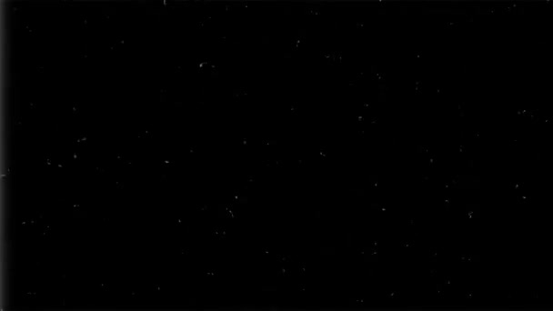 Streszczenie Ciemne Monochromatyczne Tło Ścienne Grunge Tekstury Szary Pływający Pył — Wideo stockowe
