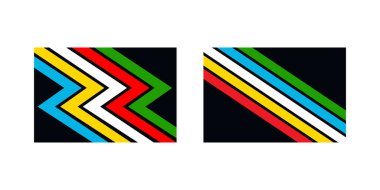 Disability pride flags. Can be used as icons, signs and symbols for LGBT, for Pride month. For people with disabilities.